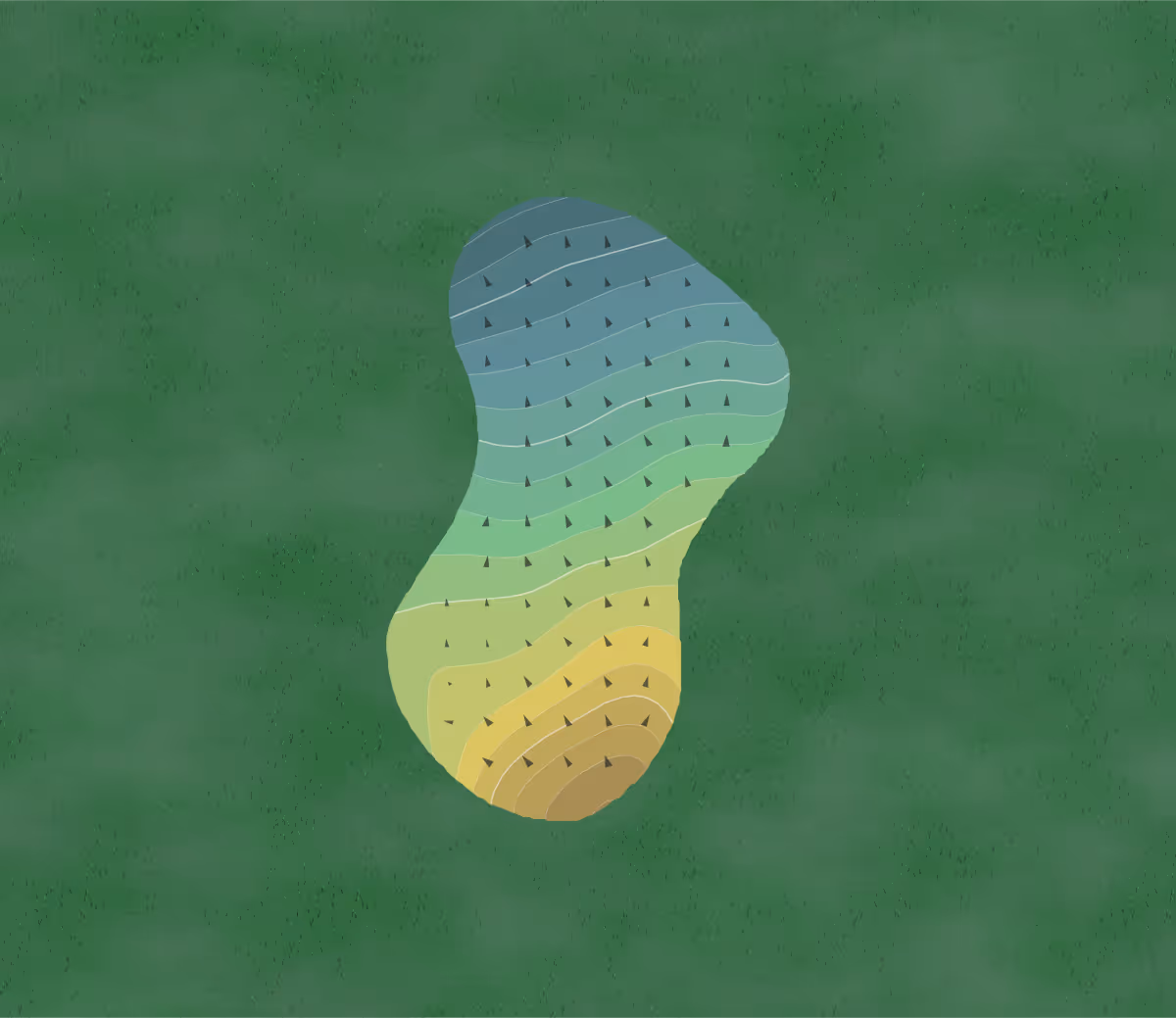 Green contour map of Baraboo CC in Baraboo, Wisconsin — 246 elevation contours at a 3-inch interval with fall-line arrows, traced from 1-meter lidar