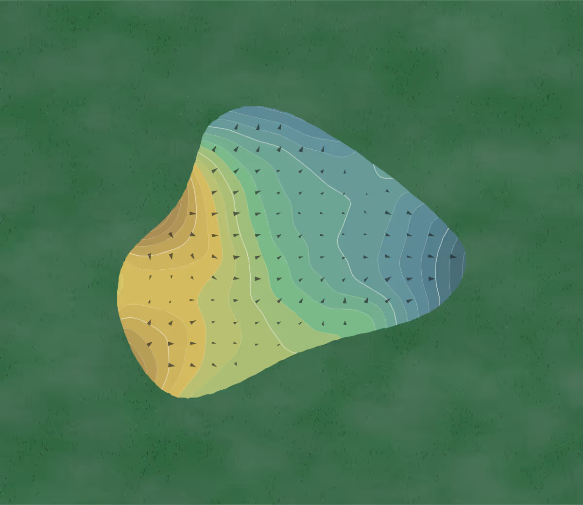 Green contour map of Bird Creek in Port Austin, Michigan — 257 elevation contours at a 3-inch interval with fall-line arrows, traced from 1-meter lidar