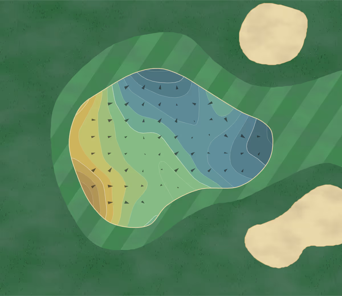Green contour map of Black Creek in Ellabell, Georgia — 179 elevation contours at a 3-inch interval with fall-line arrows, traced from 1-meter lidar