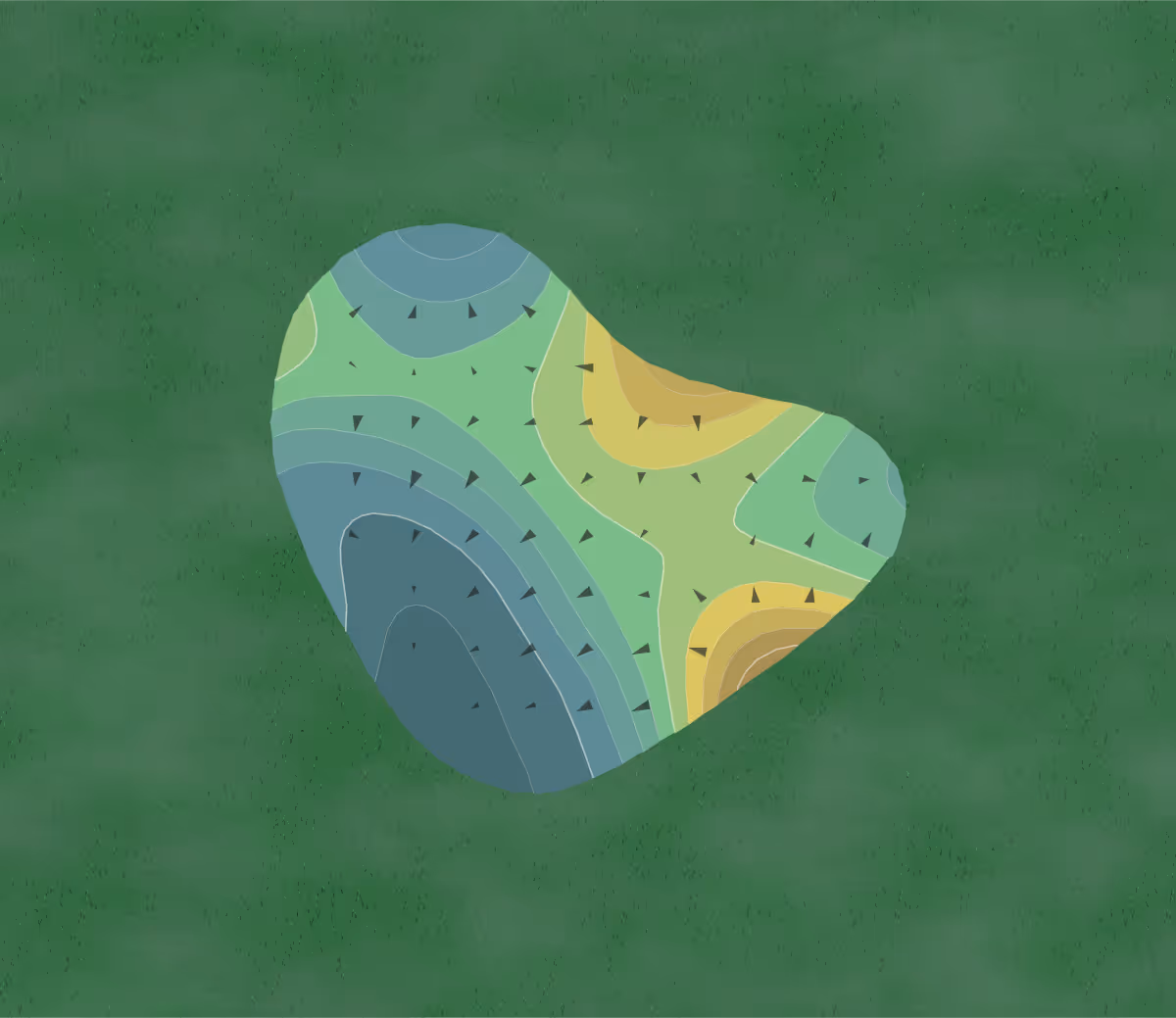 Green contour map of Bobcat Trail Golf and Country Club in North Port, Florida — 60 elevation contours at a 3-inch interval with fall-line arrows, traced from 1-meter lidar
