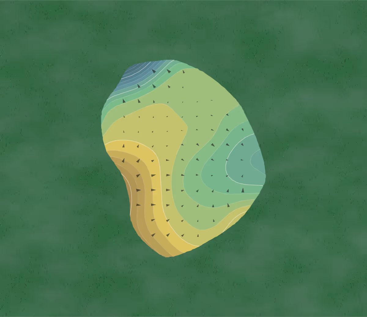 Green contour map of Boca West in Boca Raton, Florida — 114 elevation contours at a 3-inch interval with fall-line arrows, traced from 1-meter lidar