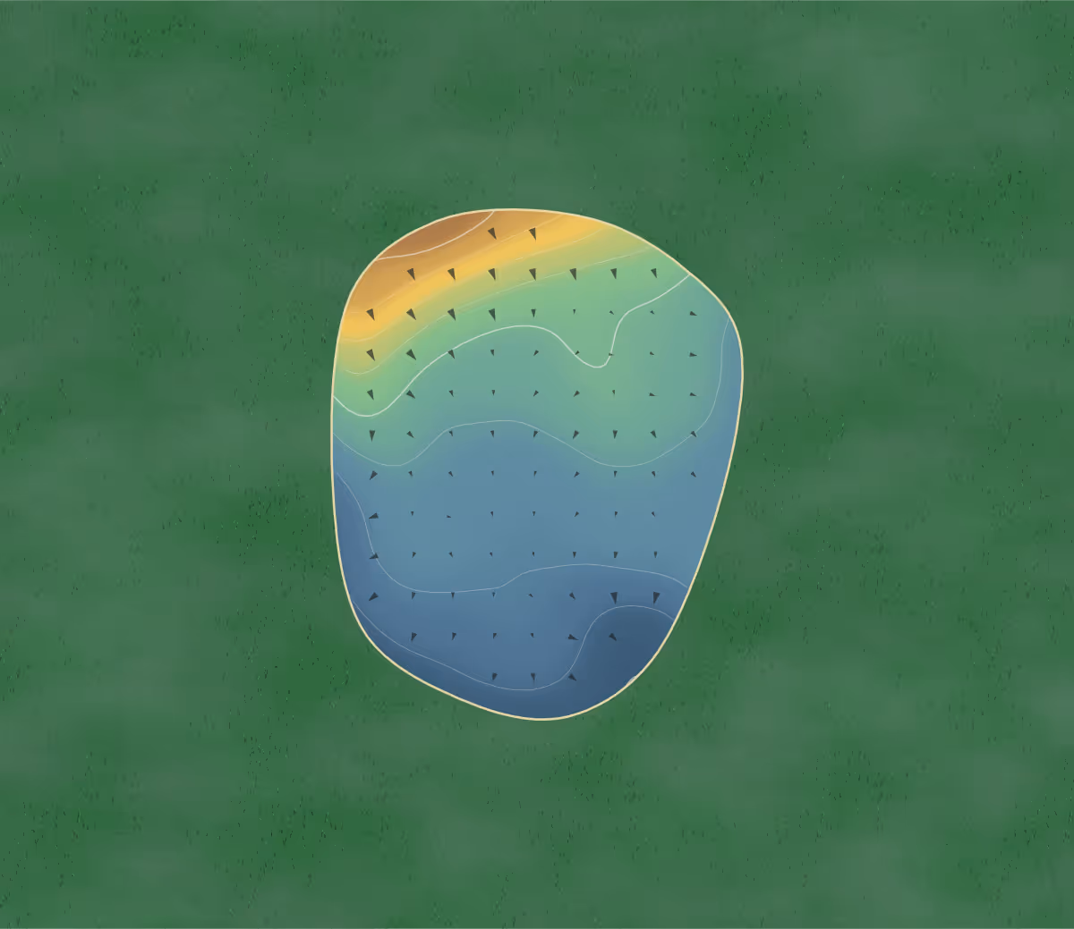 Green contour map of Brae Burn in Redmond, Washington: 65 elevation contours at a 3-inch interval with fall-line arrows, traced from 1-meter lidar