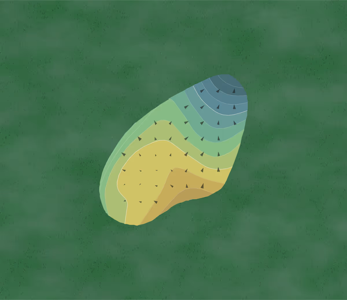 Green contour map of Butternut Creek Golf Course in Jamesville, New York — 80 elevation contours at a 3-inch interval with fall-line arrows, traced from 1-meter lidar