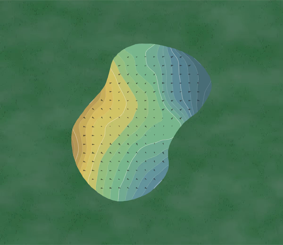Green contour map of Cedar Chase in Cedar Springs, Michigan — 247 elevation contours at a 3-inch interval with fall-line arrows, traced from 1-meter lidar
