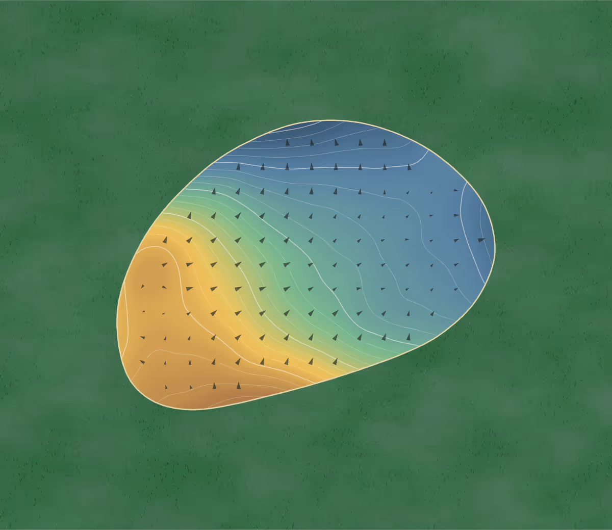 Green contour map of Cedar Creek in Battle Creek, Michigan: 188 elevation contours at a 3-inch interval with fall-line arrows, traced from 1-meter lidar