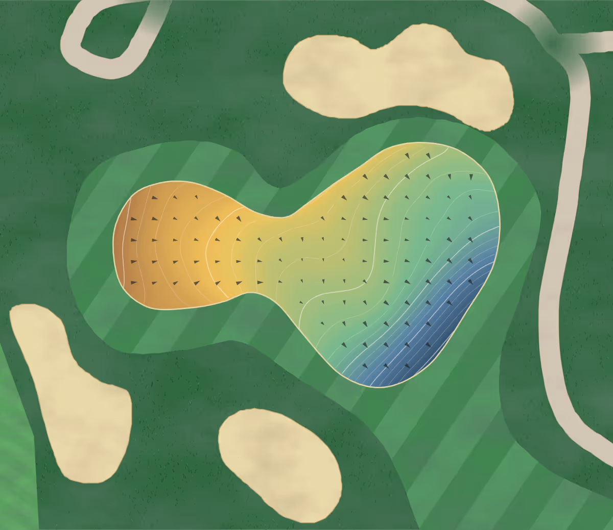 Green contour map of Dungeness in Sequim, Washington — 237 elevation contours at a 3-inch interval with fall-line arrows, traced from 1-meter lidar