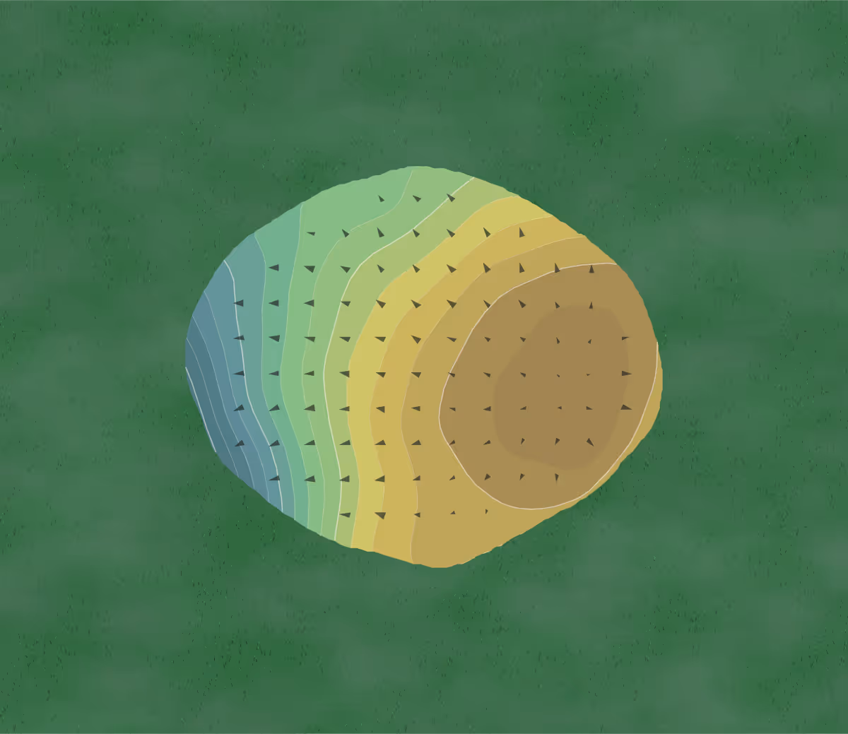 Green contour map of Cheshire Hills in Allegan, Michigan — 119 elevation contours at a 3-inch interval with fall-line arrows, traced from 1-meter lidar