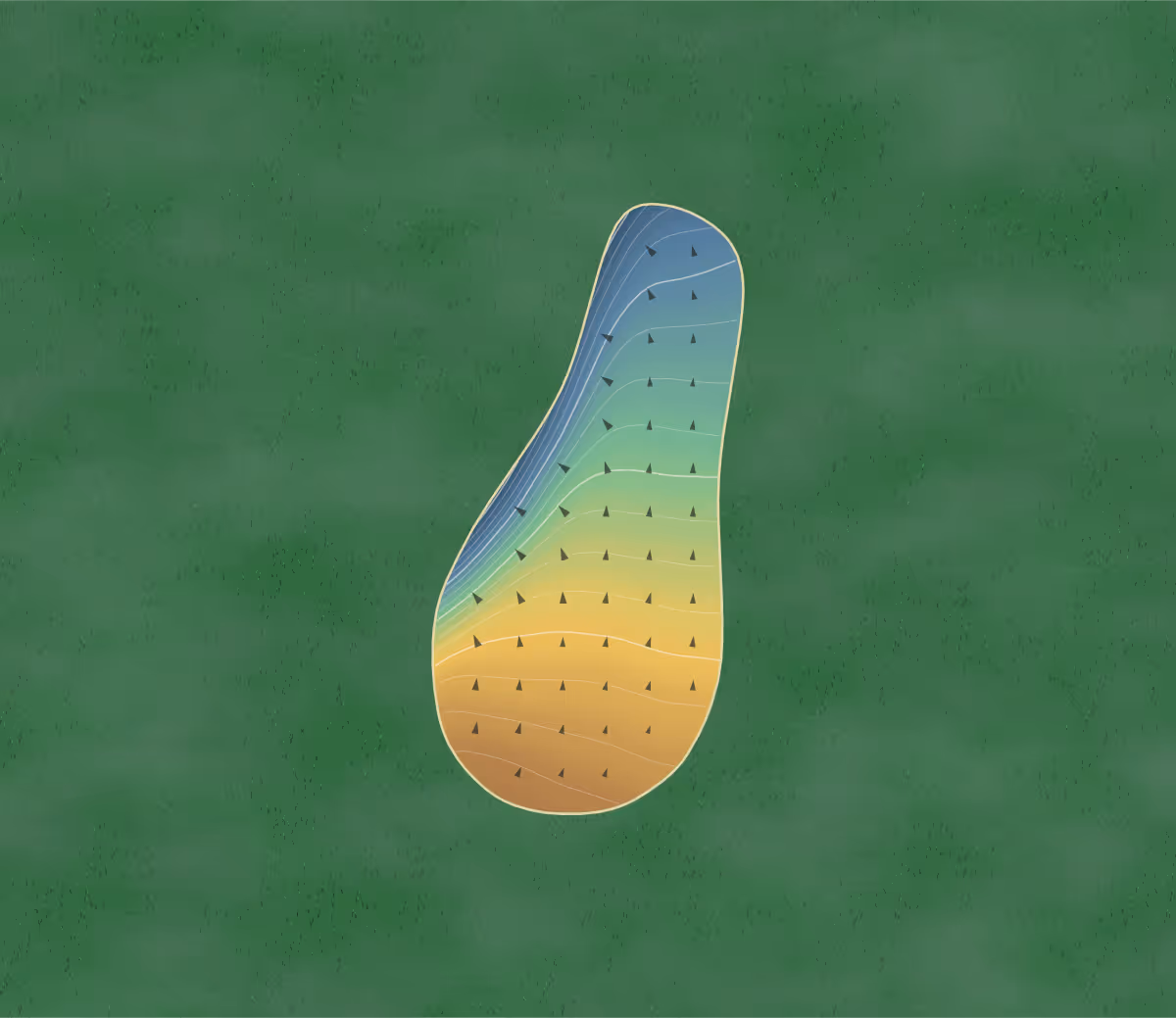 Green contour map of Chetremon in Cherry Tree, Pennsylvania: 118 elevation contours at a 3-inch interval with fall-line arrows, traced from 1-meter lidar