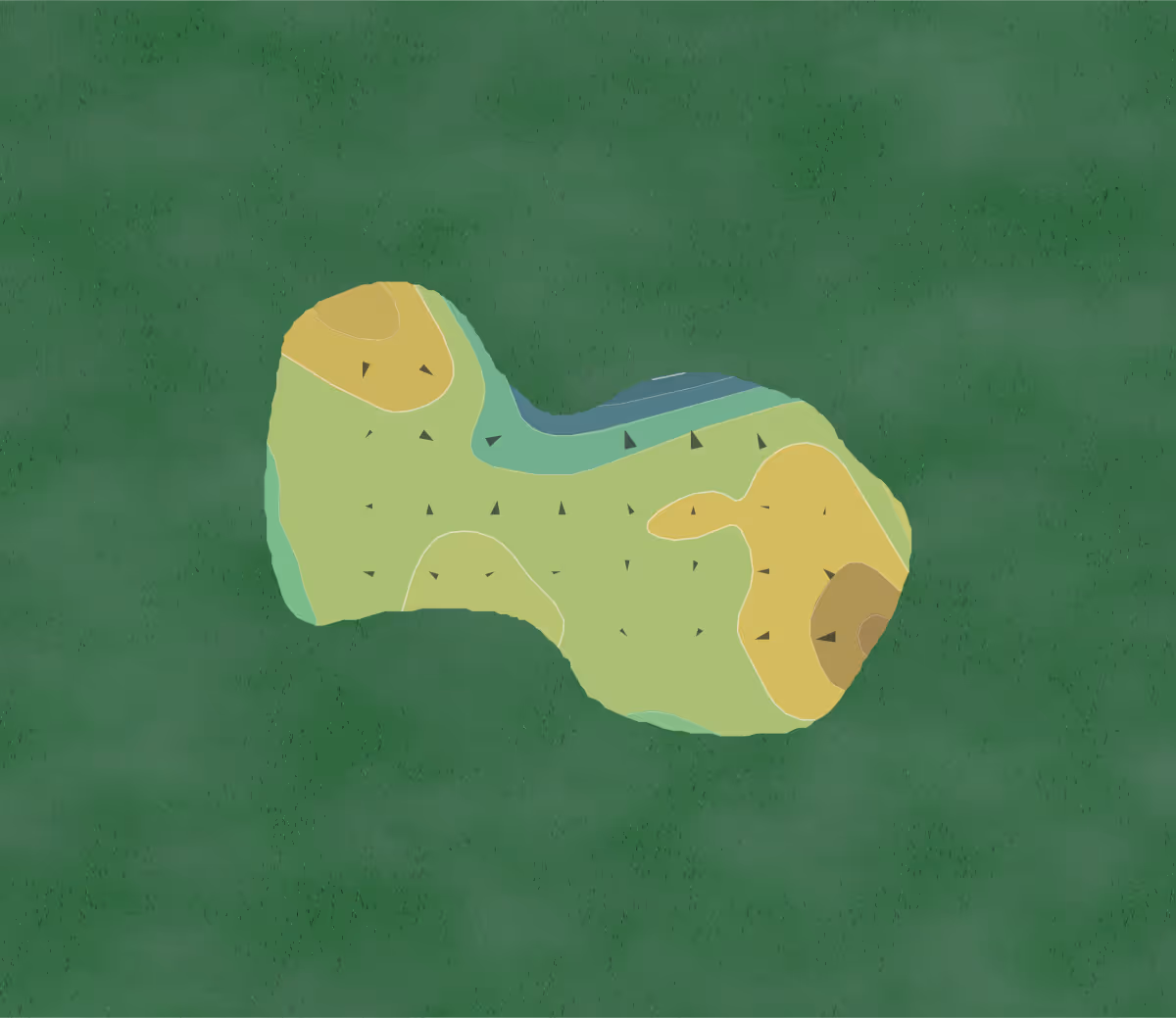 Green contour map of Conroe in Conroe, Texas — 88 elevation contours at a 3-inch interval with fall-line arrows, traced from 1-meter lidar