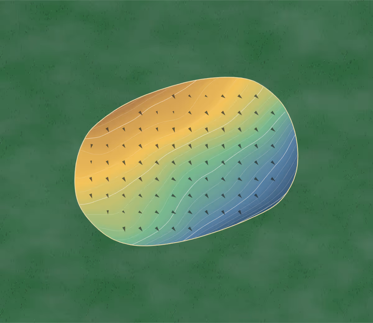 Green contour map of Council Grove in Council Grove, Kansas: 111 elevation contours at a 3-inch interval with fall-line arrows, traced from 1-meter lidar