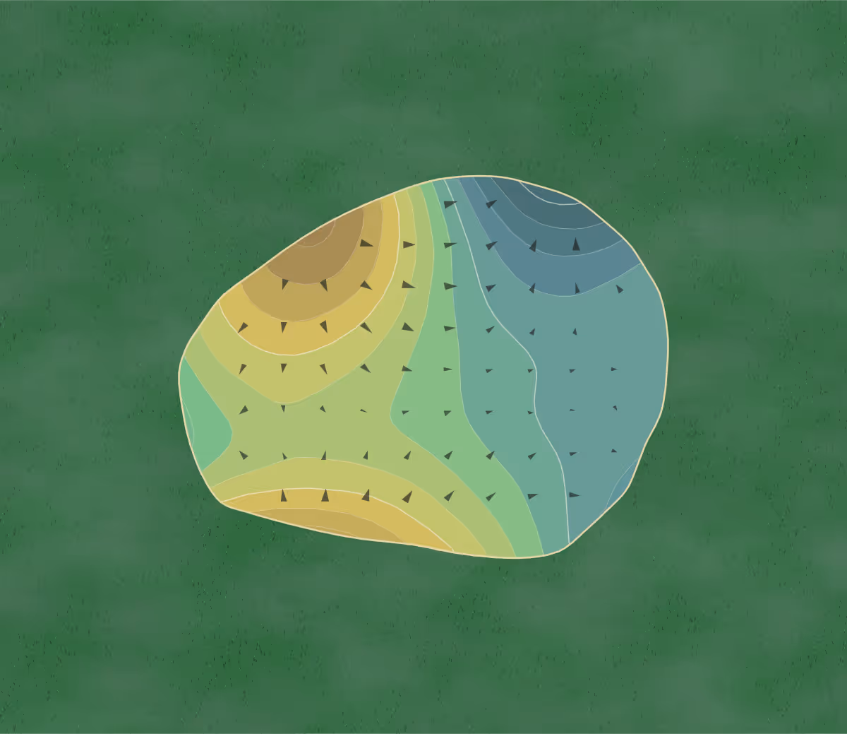 Green contour map of Crystal Coast in Pine Knoll Shores, North Carolina — 186 elevation contours at a 3-inch interval with fall-line arrows, traced from 1-meter lidar
