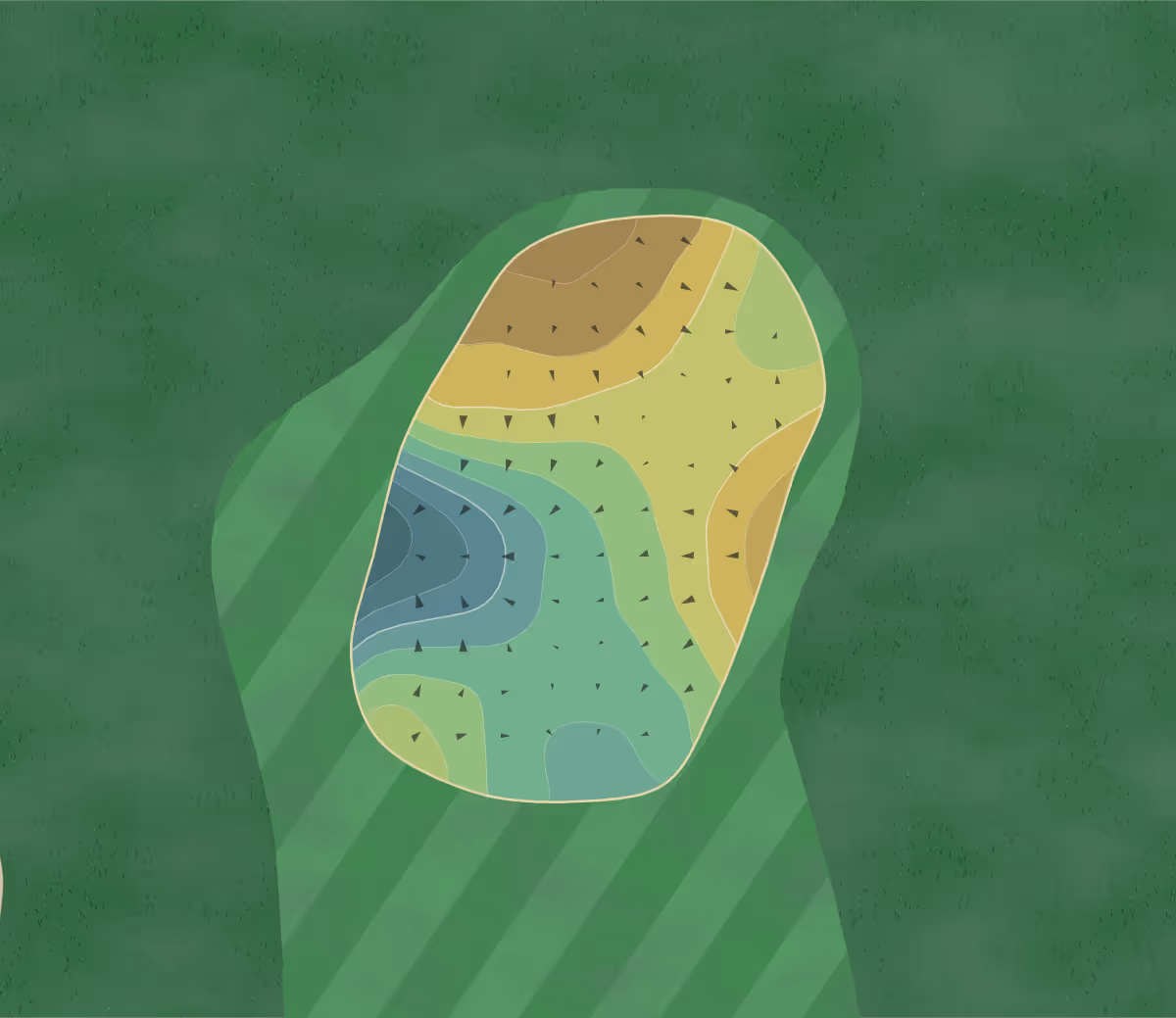 Green contour map of Diamond Hawk in Cheektowaga, New York — 154 elevation contours at a 3-inch interval with fall-line arrows, traced from 1-meter lidar