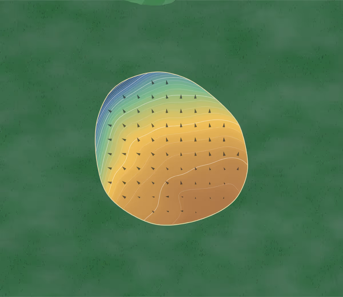 Green contour map of Eagle Bluff in Hurley, Wisconsin: 202 elevation contours at a 3-inch interval with fall-line arrows, traced from 1-meter lidar