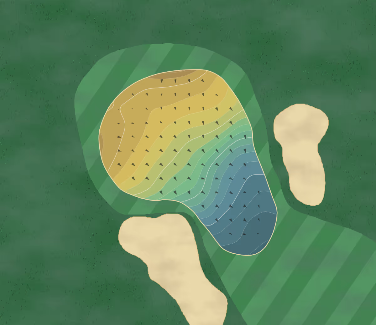 Green contour map of Eagle Creek in Willmar, Minnesota — 223 elevation contours at a 3-inch interval with fall-line arrows, traced from 1-meter lidar