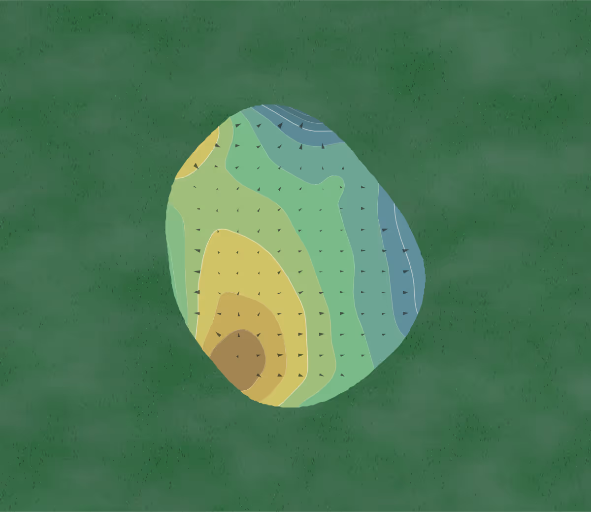 Green contour map of Eagle Valley in Woodbury, Minnesota — 159 elevation contours at a 3-inch interval with fall-line arrows, traced from 1-meter lidar