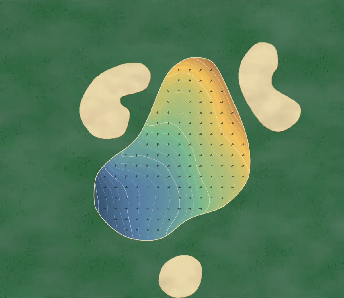 Green contour map of Eaglemont in Mount Vernon, Washington: 146 elevation contours at a 3-inch interval with fall-line arrows, traced from 1-meter lidar