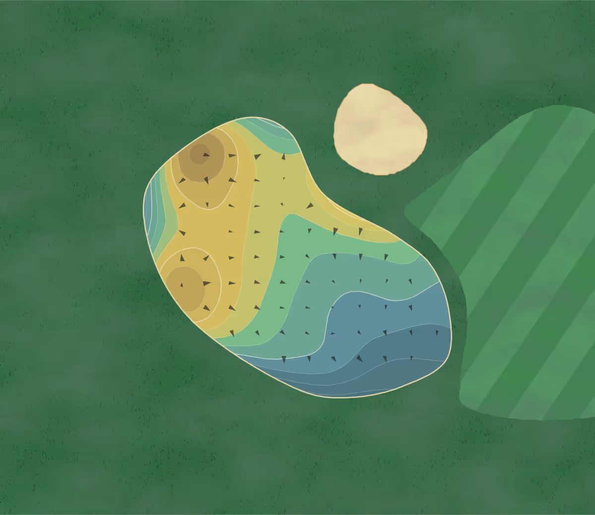 Green contour map of Forest Dale in Salt Lake City, Utah — 121 elevation contours at a 3-inch interval with fall-line arrows, traced from 1-meter lidar