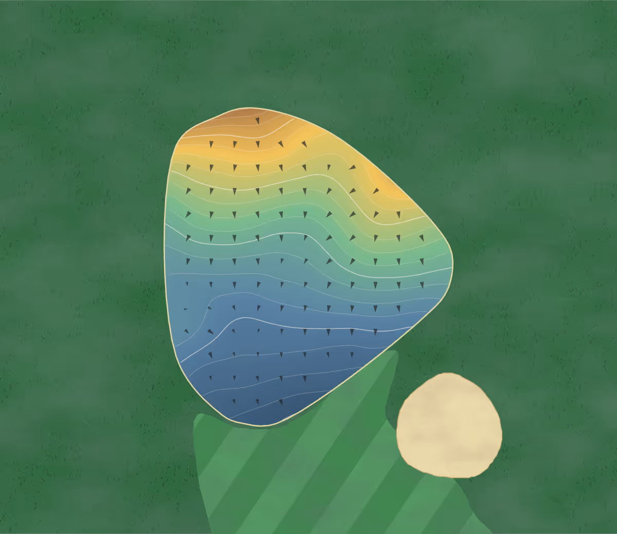 Green contour map of Fox Prairie in Windsor, Illinois: 222 elevation contours at a 3-inch interval with fall-line arrows, traced from 1-meter lidar