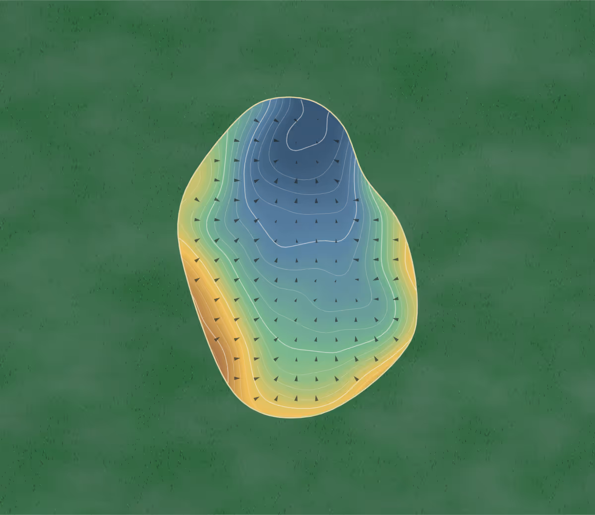 Green contour map of Frederick Peak in Valentine, Nebraska: 135 elevation contours at a 3-inch interval with fall-line arrows, traced from 1-meter lidar