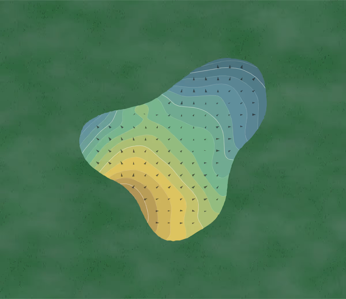 Green contour map of Glencoe in Glencoe, Illinois — 224 elevation contours at a 3-inch interval with fall-line arrows, traced from 1-meter lidar