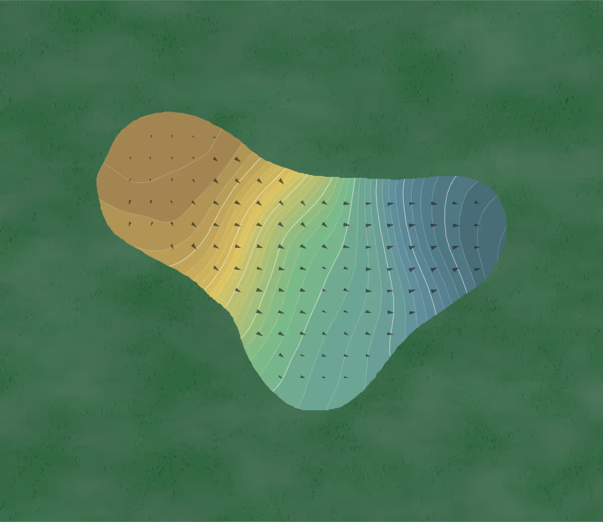 Green contour map of Hillcrest Golf Club in Sun City West, Arizona — 234 elevation contours at a 3-inch interval with fall-line arrows, traced from 1-meter lidar