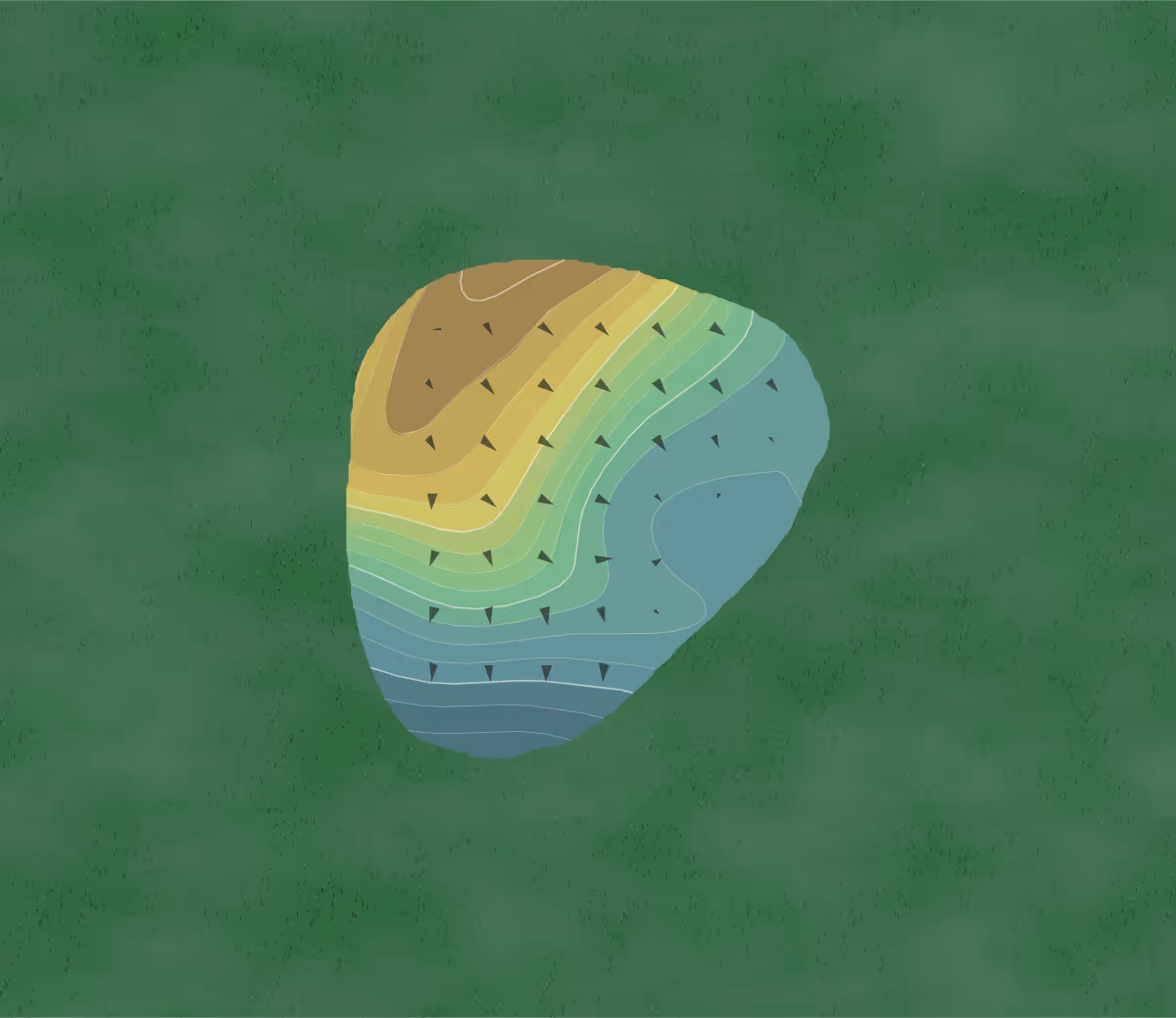 Green contour map of Hollenback in Wilkes-Barre, Pennsylvania — 60 elevation contours at a 3-inch interval with fall-line arrows, traced from 1-meter lidar