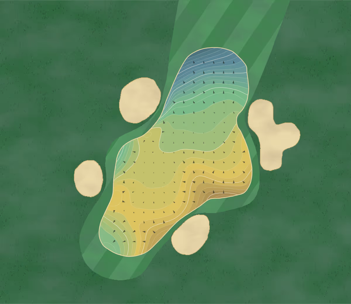 Green contour map of Indian Valley in Novato, California — 344 elevation contours at a 3-inch interval with fall-line arrows, traced from 1-meter lidar