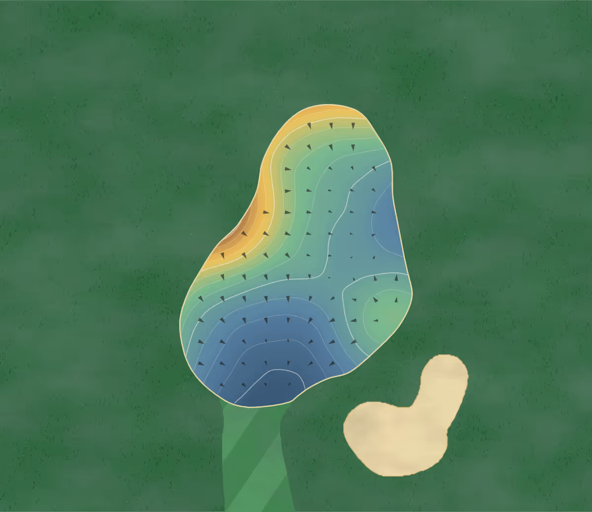 Green contour map of Ironwood G C in Cowlesville, New York — 163 elevation contours at a 3-inch interval with fall-line arrows, traced from 1-meter lidar