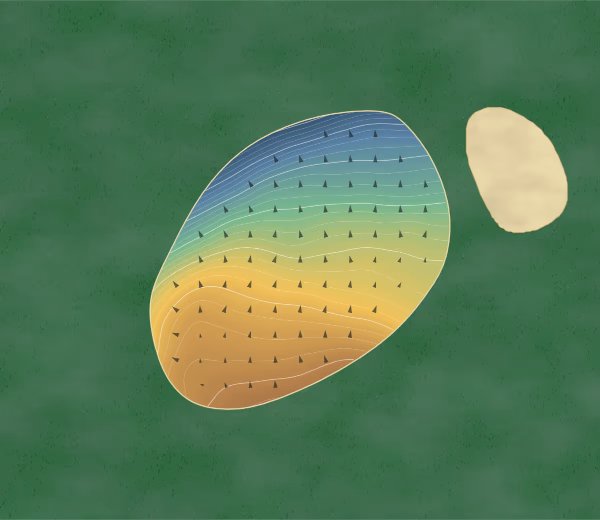 Green contour map of Jordan Point in Hopewell, Virginia: 227 elevation contours at a 3-inch interval with fall-line arrows, traced from 1-meter lidar