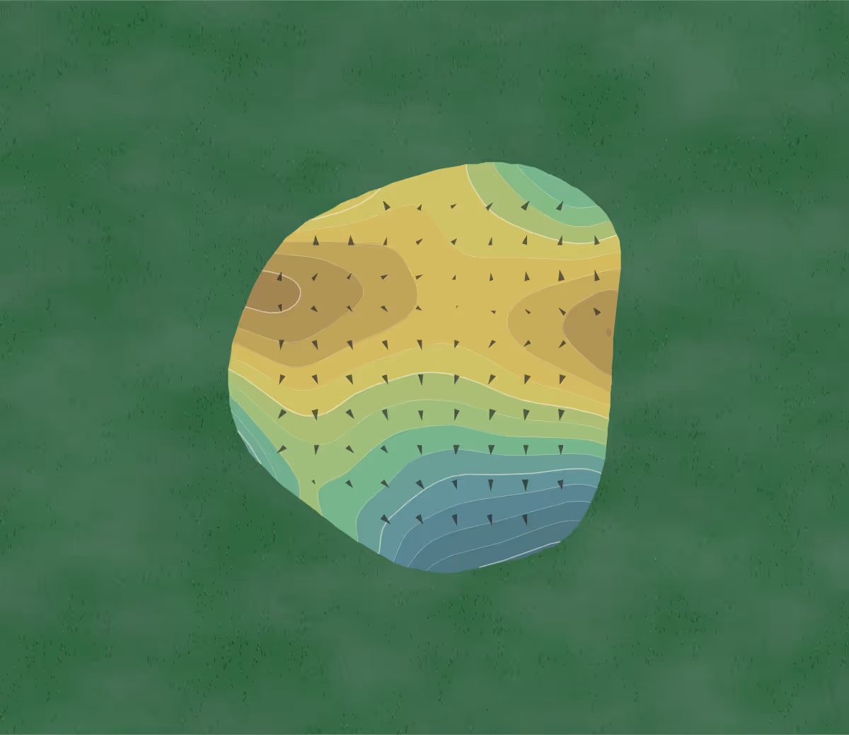 Green contour map of Kankakee Elks in St. Anne, Illinois — 225 elevation contours at a 3-inch interval with fall-line arrows, traced from 1-meter lidar