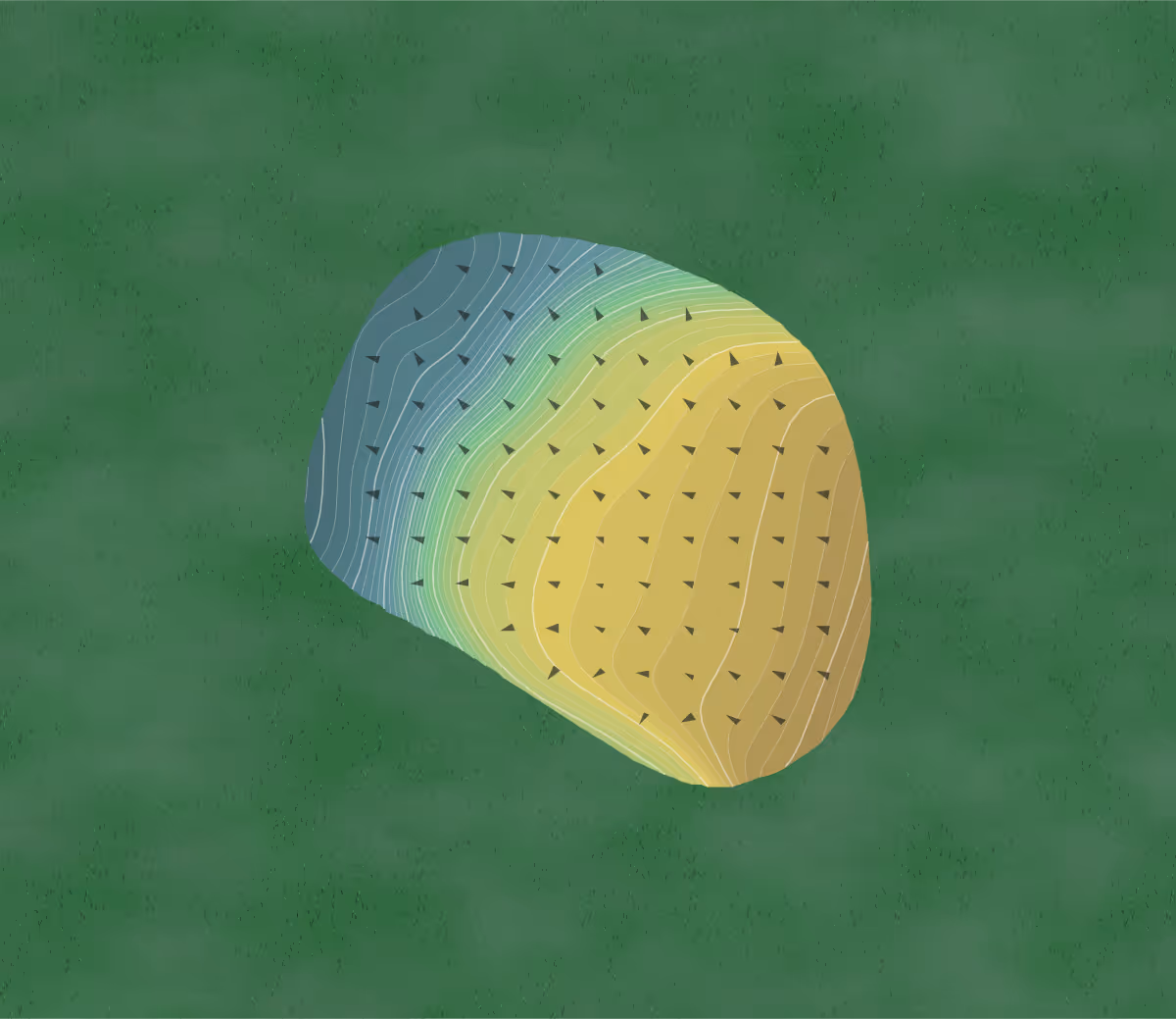 Green contour map of Keweenaw Mountain Lodge in Copper Harbor, Michigan — 264 elevation contours at a 3-inch interval with fall-line arrows, traced from 1-meter lidar