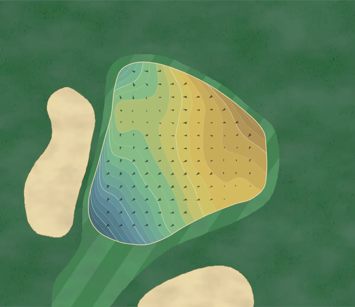 Green contour map of Lake Doster in Plainwell, Michigan — 262 elevation contours at a 3-inch interval with fall-line arrows, traced from 1-meter lidar