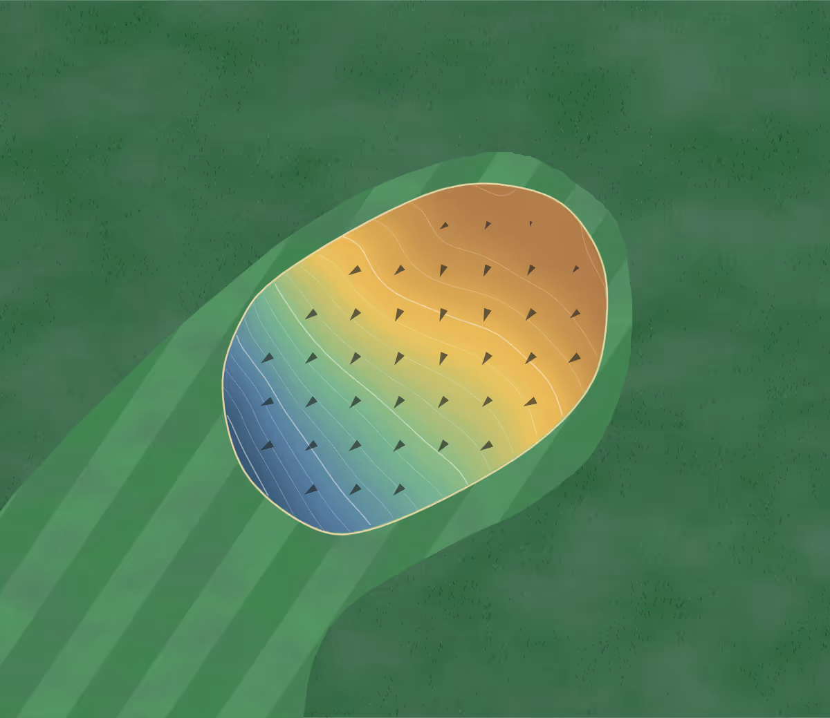 Green contour map of Lake Tanglewood in Amarillo, Texas: 175 elevation contours at a 3-inch interval with fall-line arrows, traced from 1-meter lidar