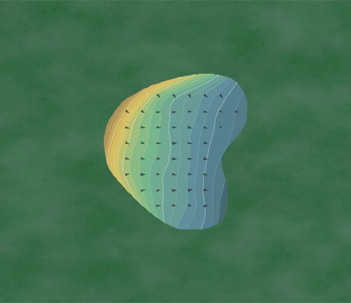 Green contour map of Lapeer in Lapeer, Michigan — 267 elevation contours at a 3-inch interval with fall-line arrows, traced from 1-meter lidar