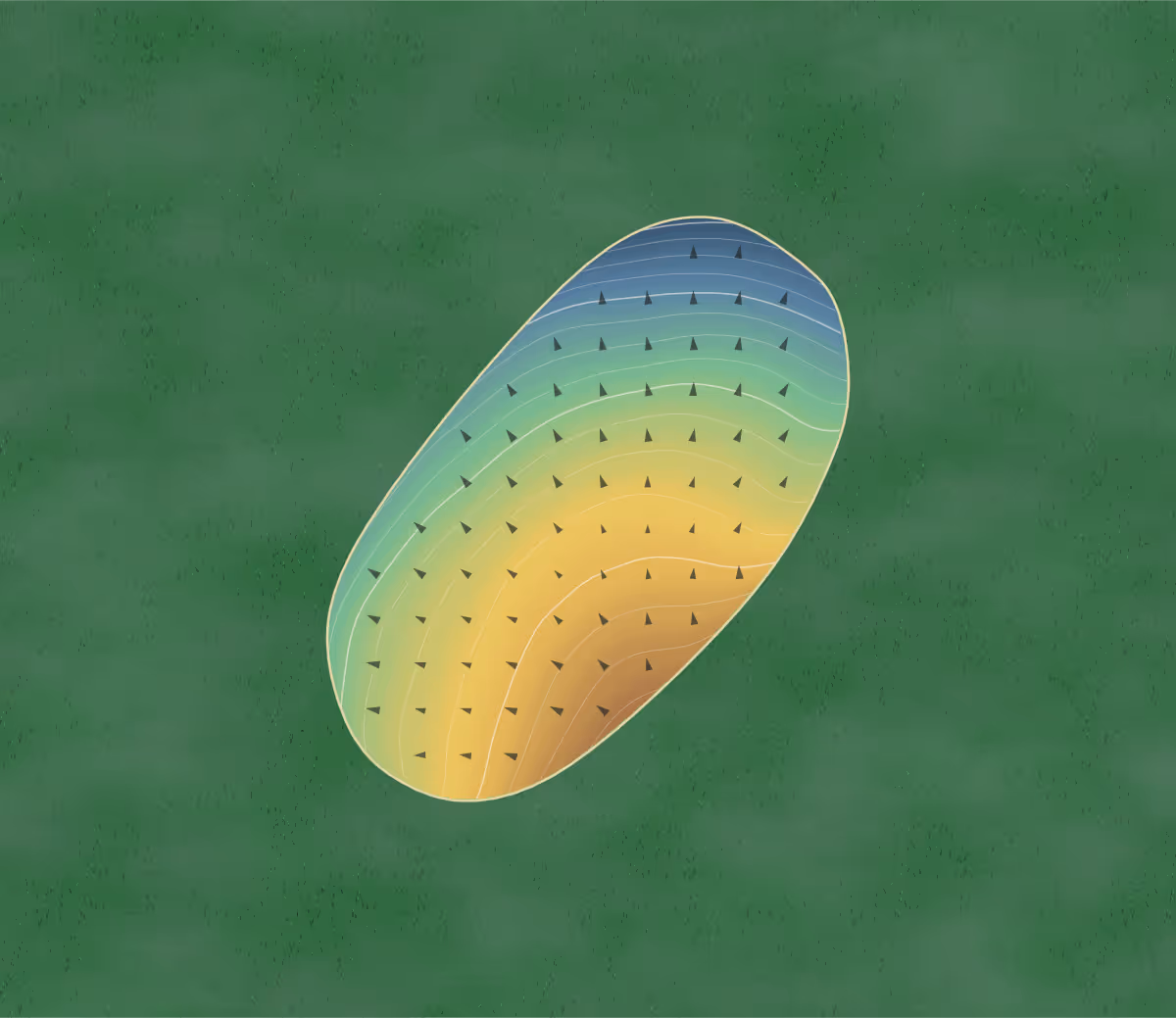 Green contour map of Maquoketa in Maquoketa, Iowa: 111 elevation contours at a 3-inch interval with fall-line arrows, traced from 1-meter lidar