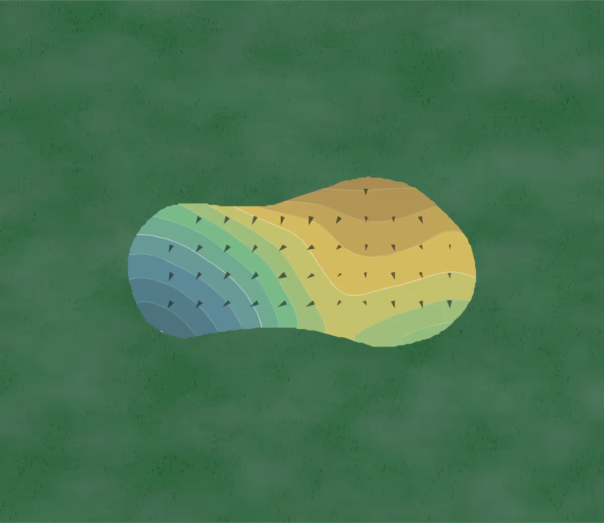 Green contour map of Mercer Oaks in West Windsor, New Jersey — 152 elevation contours at a 3-inch interval with fall-line arrows, traced from 1-meter lidar