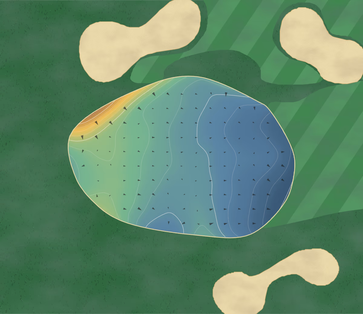 Green contour map of Mill Race in Benton, Pennsylvania: 90 elevation contours at a 3-inch interval with fall-line arrows, traced from 1-meter lidar