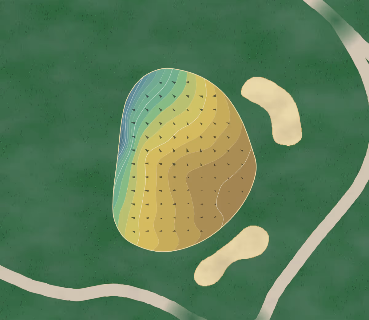 Green contour map of Minniwaska in Minnesota, United States — 241 elevation contours at a 3-inch interval with fall-line arrows, traced from 1-meter lidar