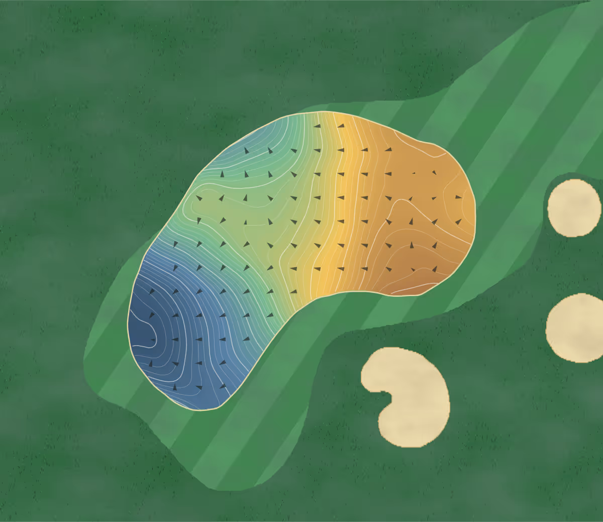 Green contour map of Mistwood in Romeoville, Illinois — 553 elevation contours at a 3-inch interval with fall-line arrows, traced from 1-meter lidar