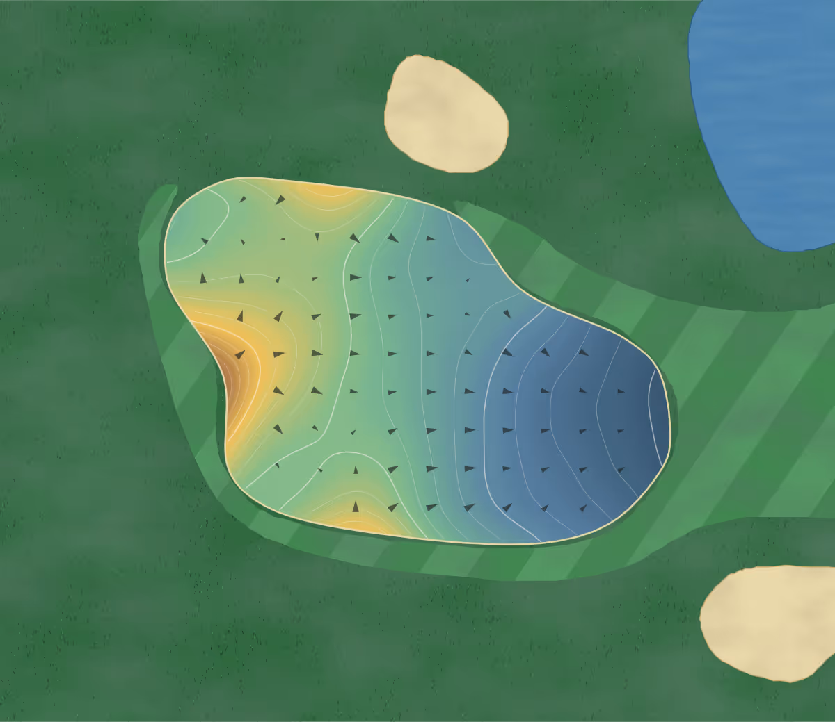 Green contour map of Morehead City in Morehead City, North Carolina: 212 elevation contours at a 3-inch interval with fall-line arrows, traced from 1-meter lidar