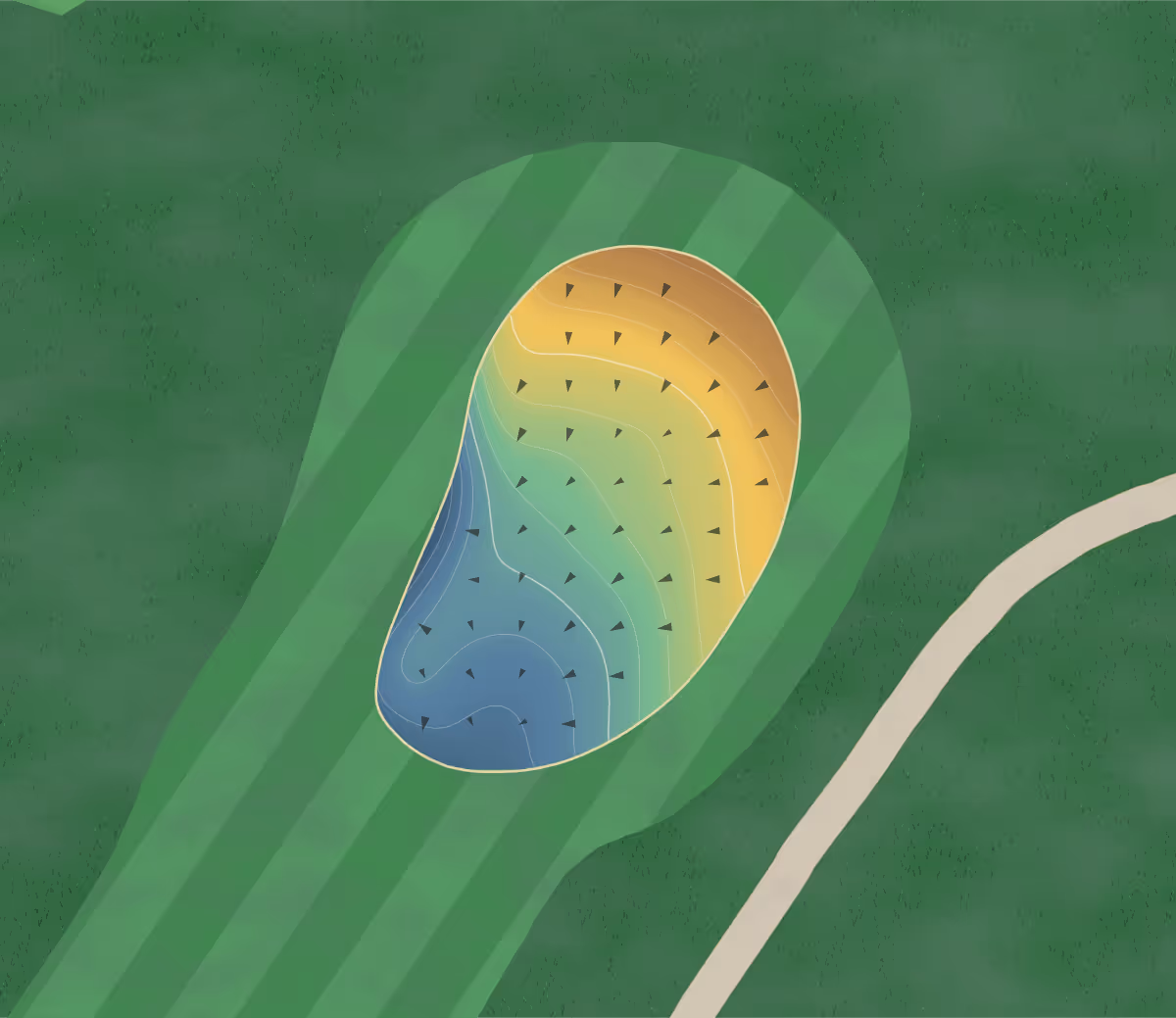 Green contour map of Mount Si in Snoqualmie, Washington — 137 elevation contours at a 3-inch interval with fall-line arrows, traced from 1-meter lidar