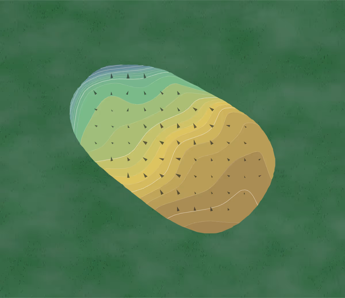 Green contour map of Naples Lakes in Naples, Florida — 87 elevation contours at a 3-inch interval with fall-line arrows, traced from 1-meter lidar