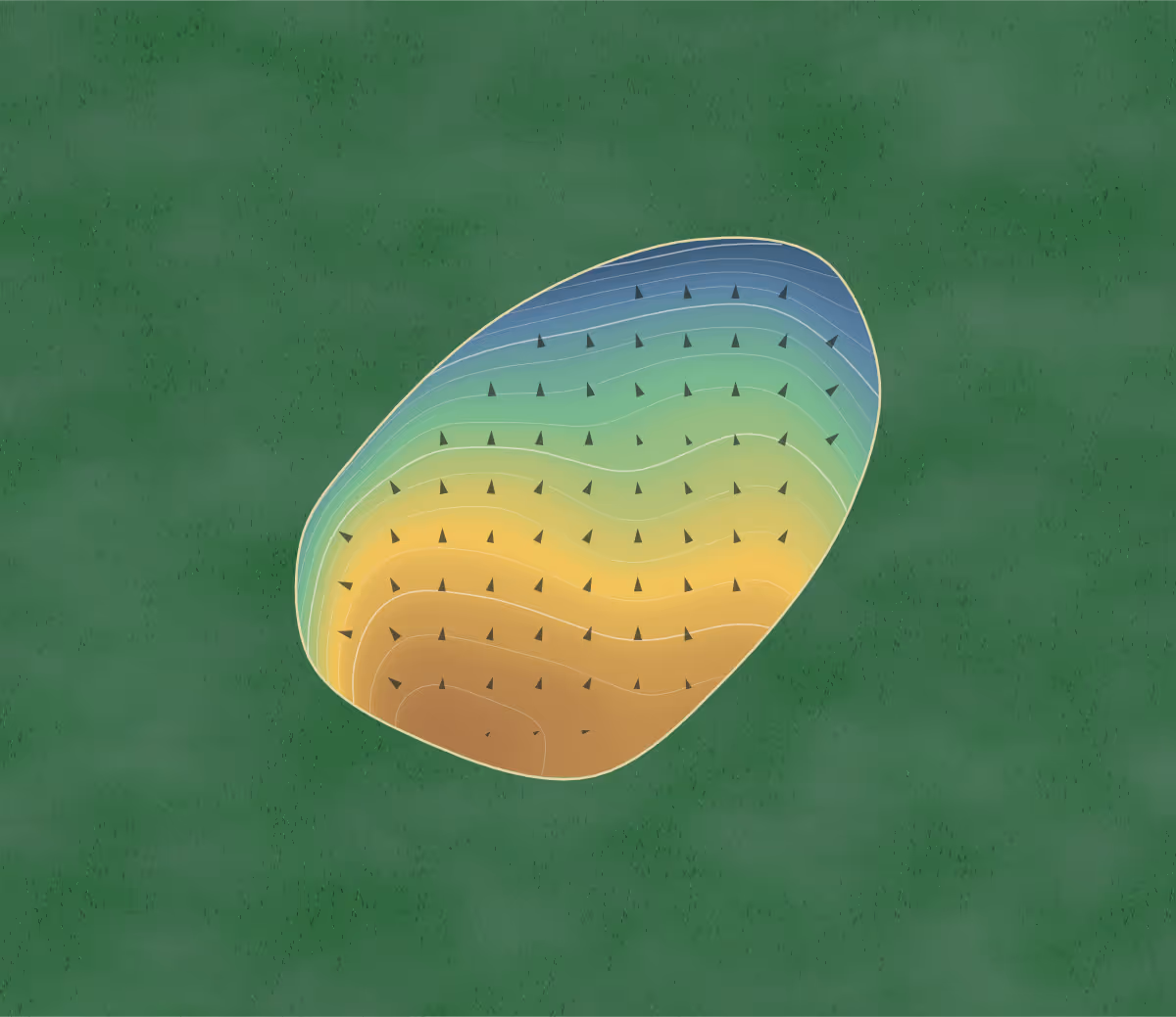 Green contour map of New Prague in New Prague, Minnesota: 200 elevation contours at a 3-inch interval with fall-line arrows, traced from 1-meter lidar