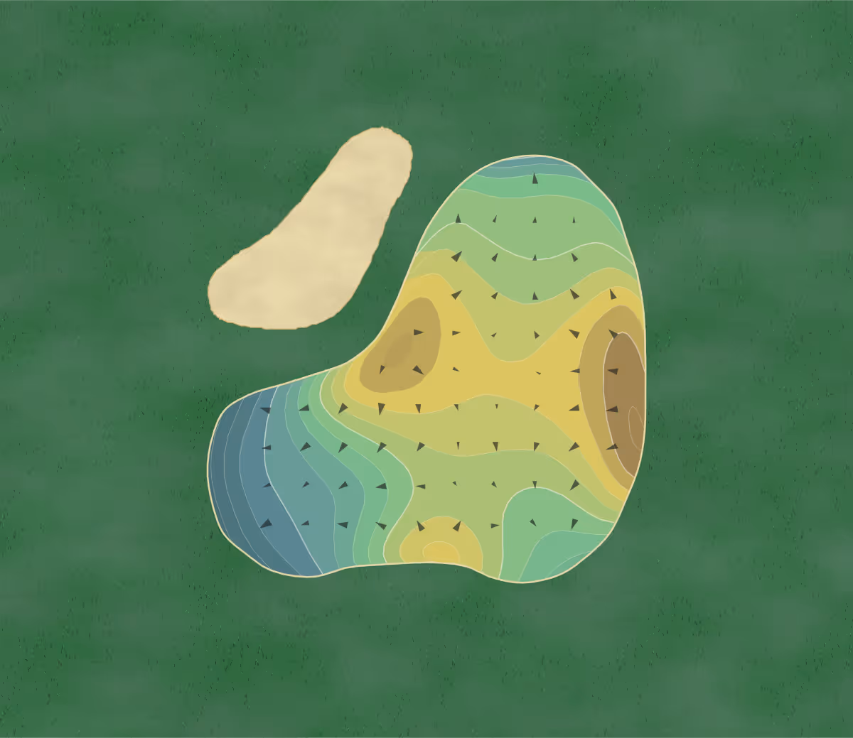 Green contour map of New Smyrna in New Smyrna Beach, Florida — 201 elevation contours at a 3-inch interval with fall-line arrows, traced from 1-meter lidar
