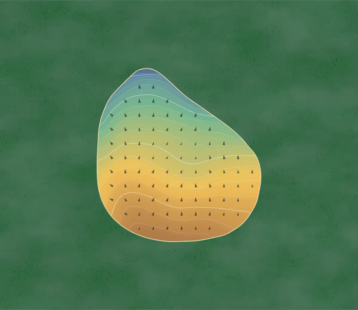 Green contour map of North Valley in Lakefield, Minnesota: 108 elevation contours at a 3-inch interval with fall-line arrows, traced from 1-meter lidar