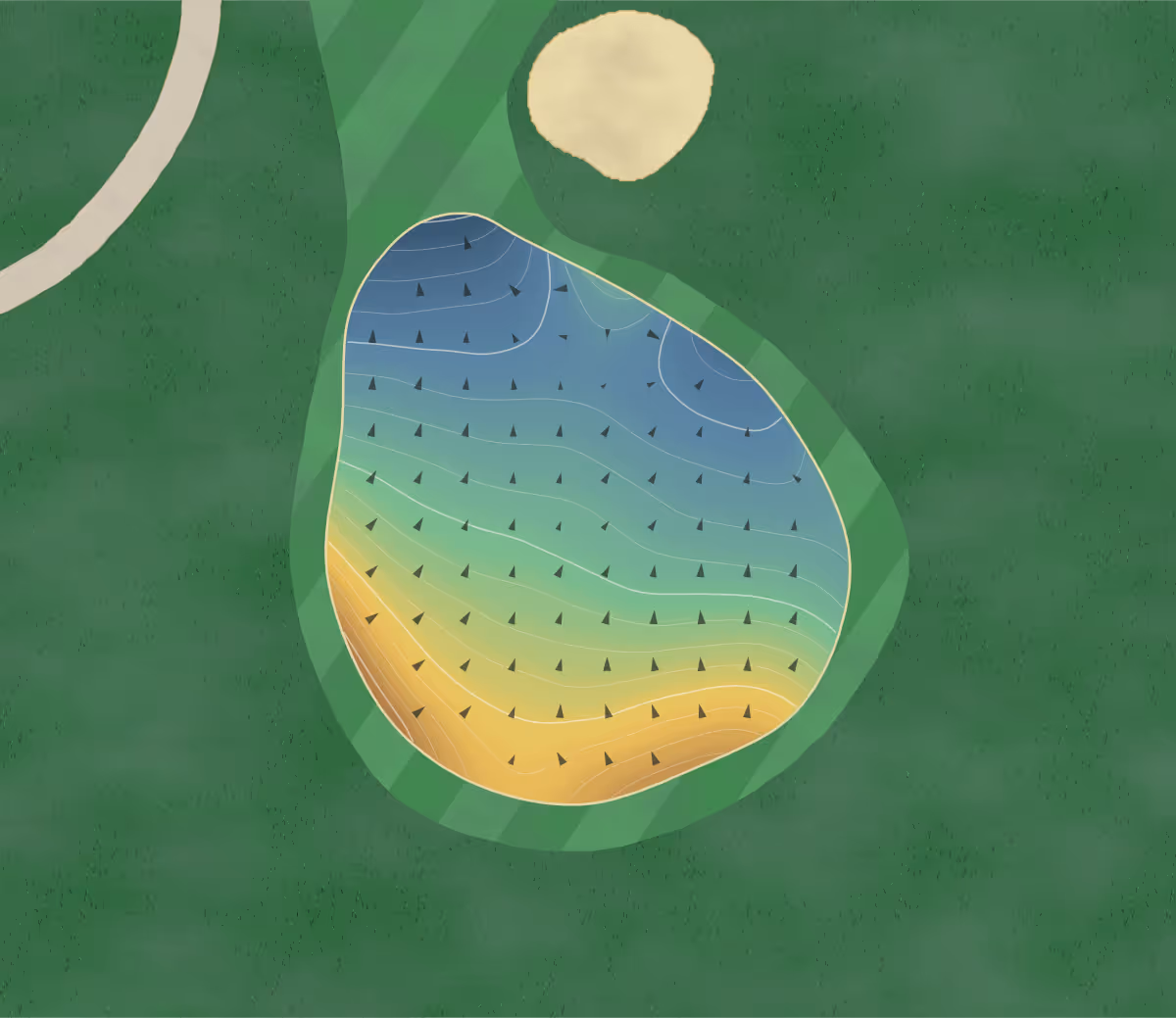 Green contour map of Northwest Branch in Silver Spring, Maryland — 237 elevation contours at a 3-inch interval with fall-line arrows, traced from 1-meter lidar