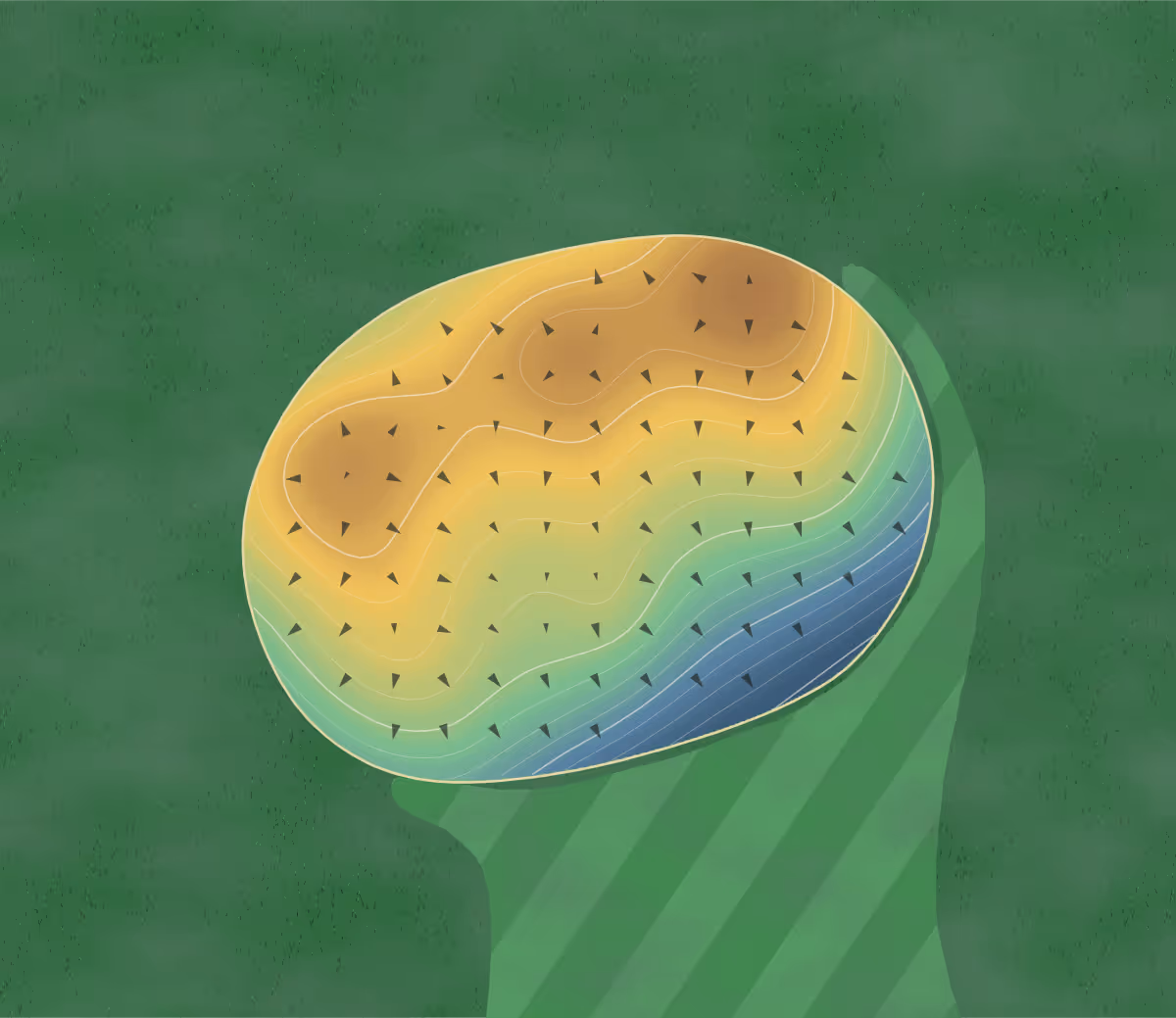 Green contour map of Old Bristol in Bristol, Indiana: 243 elevation contours at a 3-inch interval with fall-line arrows, traced from 1-meter lidar
