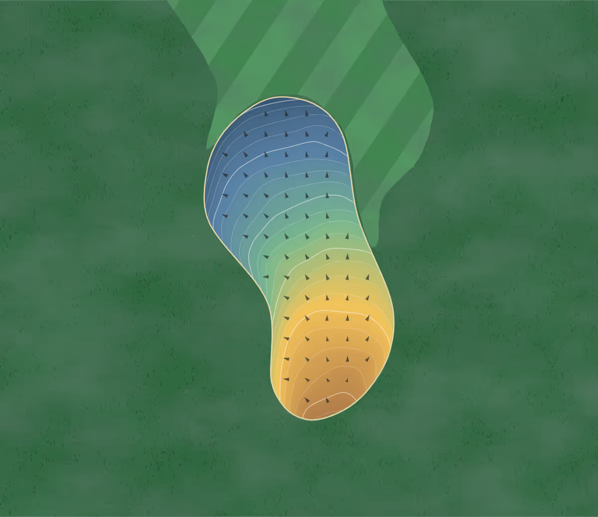 Green contour map of Oquirrh Hills in Tooele, Utah: 252 elevation contours at a 3-inch interval with fall-line arrows, traced from 1-meter lidar