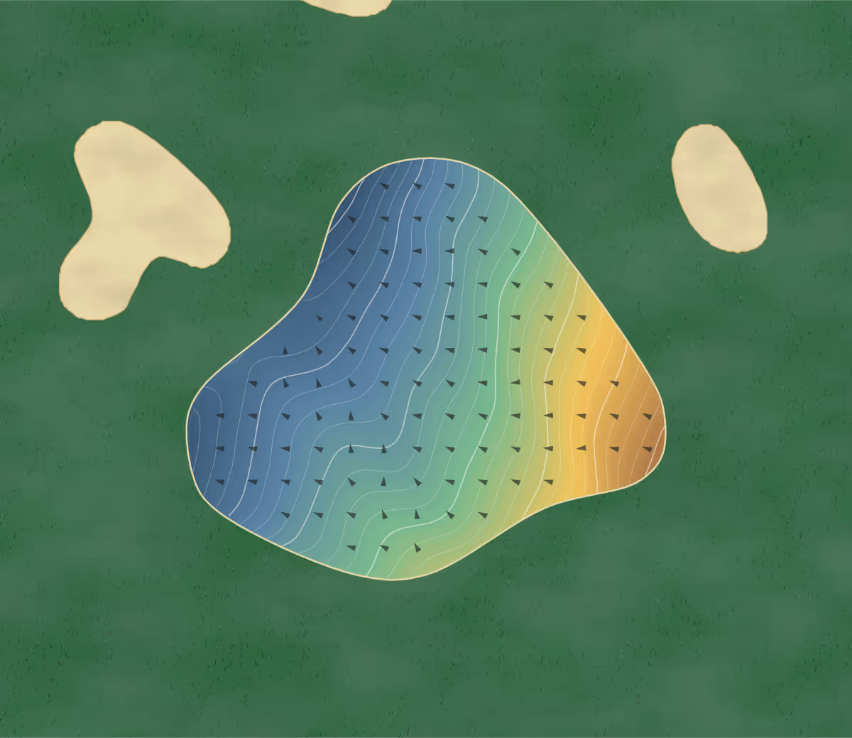 Green contour map of Owasco in Auburn, New York — 248 elevation contours at a 3-inch interval with fall-line arrows, traced from 1-meter lidar