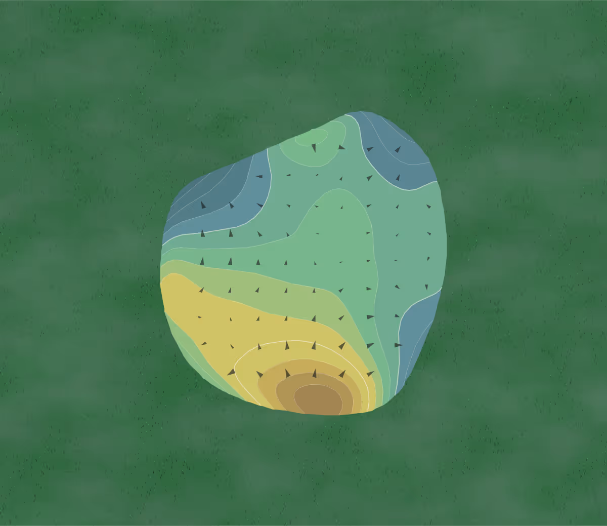 Green contour map of Palm Beach National in Lake Worth, Florida — 88 elevation contours at a 3-inch interval with fall-line arrows, traced from 1-meter lidar
